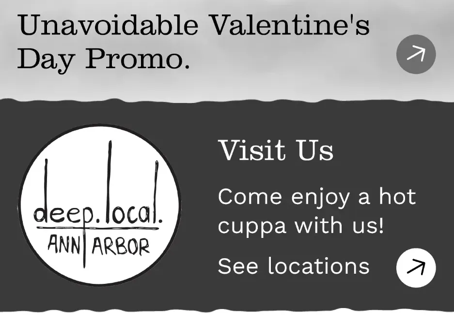 Personal copy on homepage